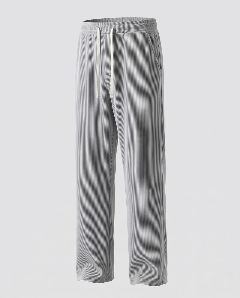 Herren Freizeit Gestreifte Hose Nord Taschen