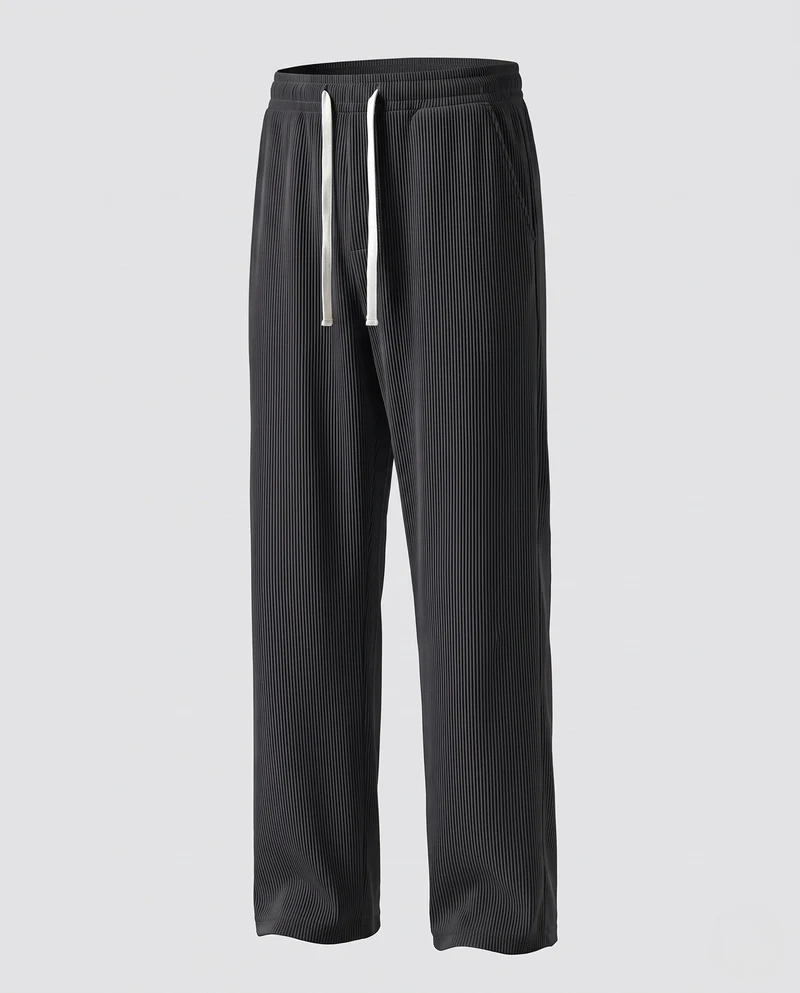 Herren Freizeit Gestreifte Hose Nord Taschen