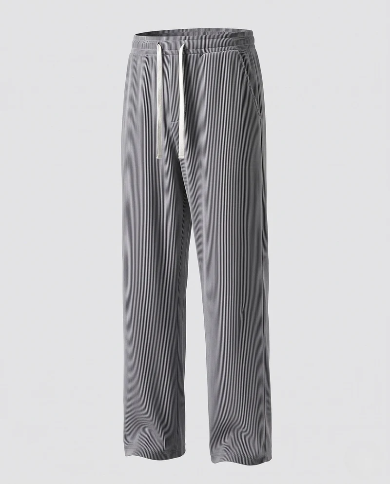Herren Freizeit Gestreifte Hose Nord Taschen