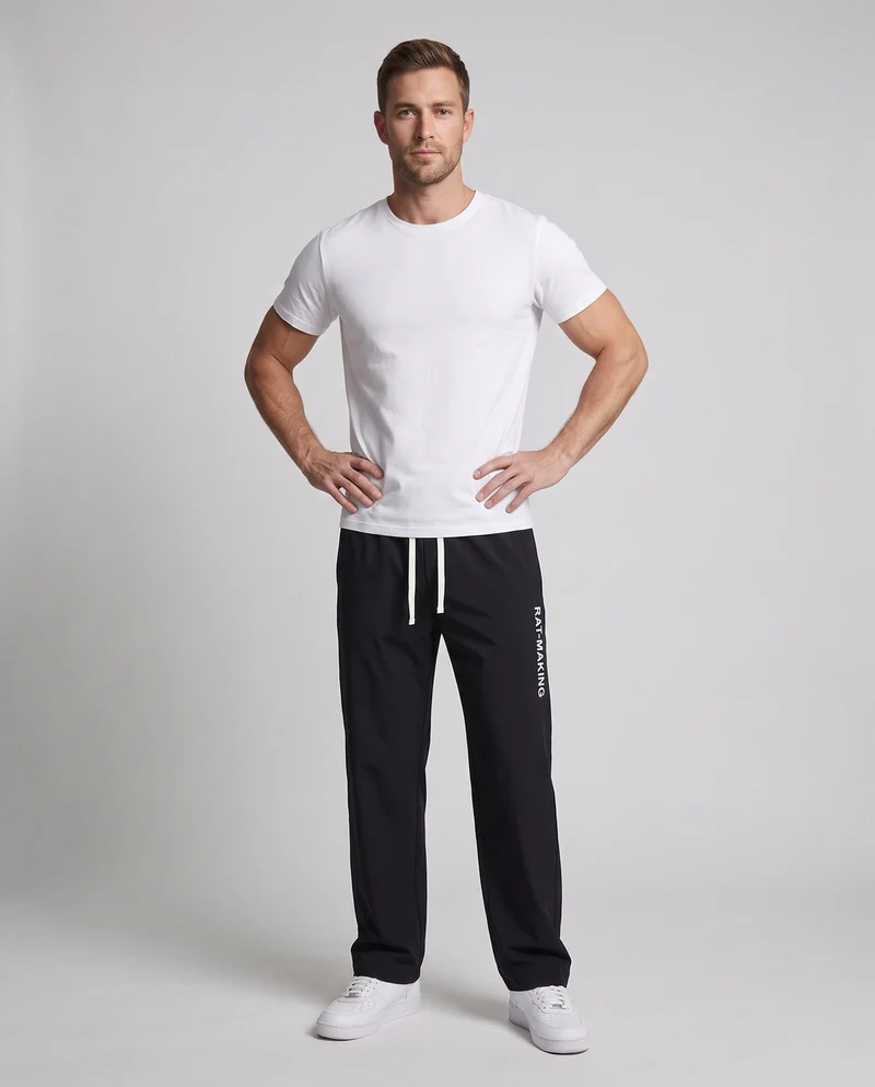 Herren Freizeit Locker-Sitz Jogginghose Nord Taschen