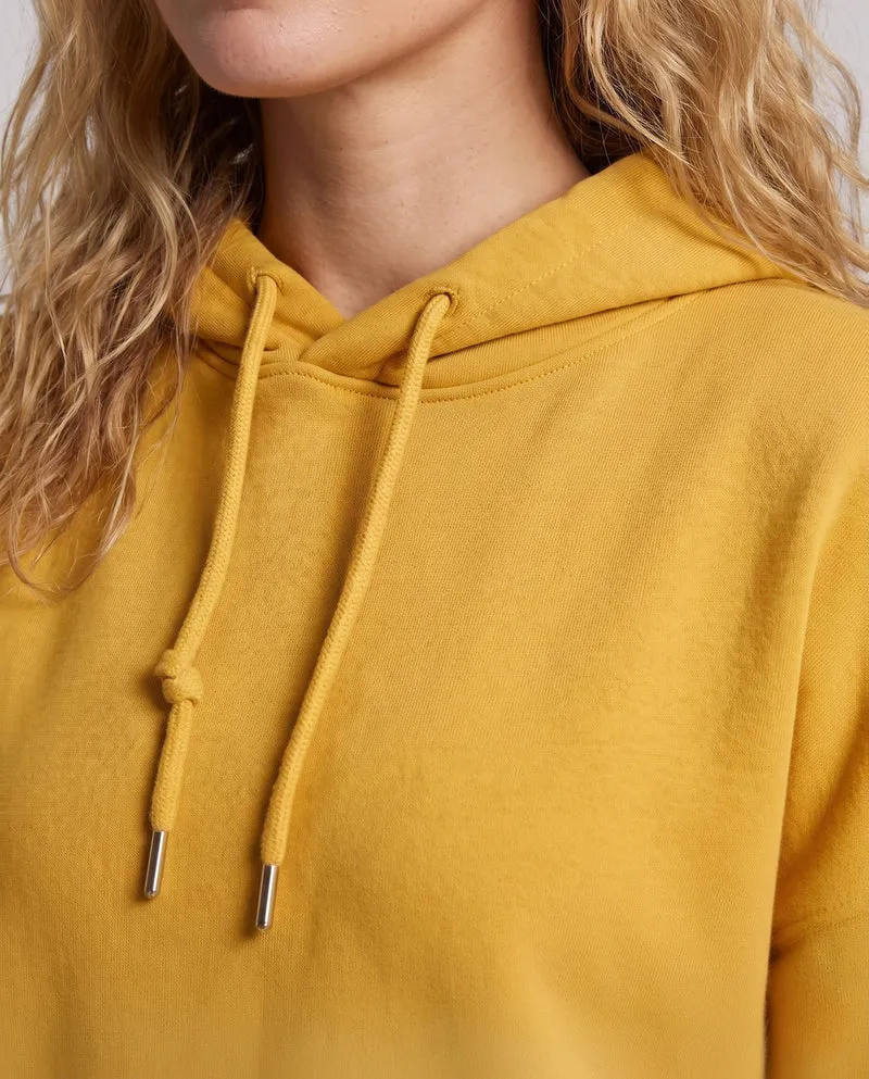 Damen Oversized Hoodie mit Kängurutasche und überschnittenen Schultern Nord Taschen