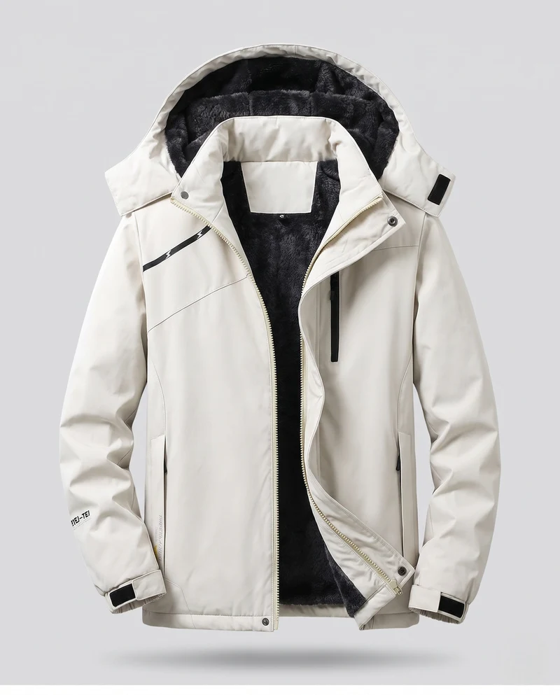 Damen Vielseitige Kapuzen-Parka mit wärmendem Fleece-Futter und wasserabweisender Oberfläche Nord Taschen