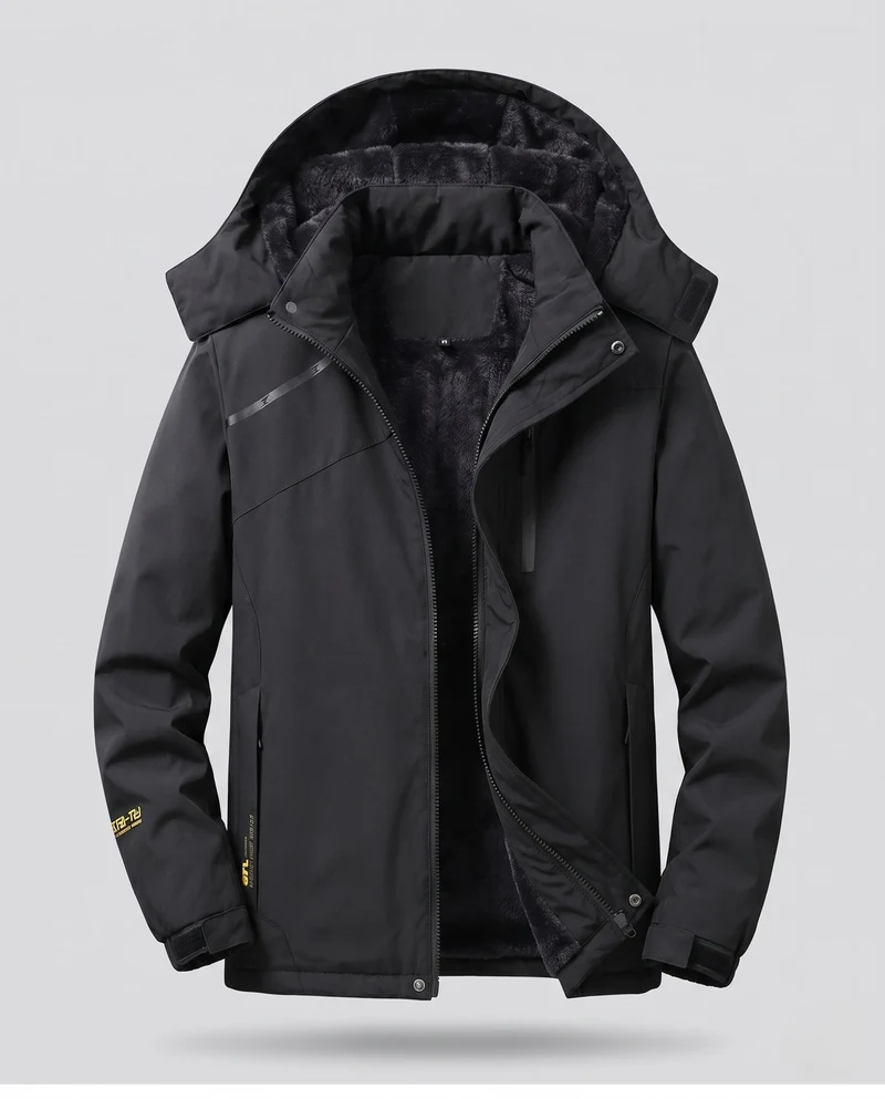 Damen Vielseitige Kapuzen-Parka mit wärmendem Fleece-Futter und wasserabweisender Oberfläche Nord Taschen