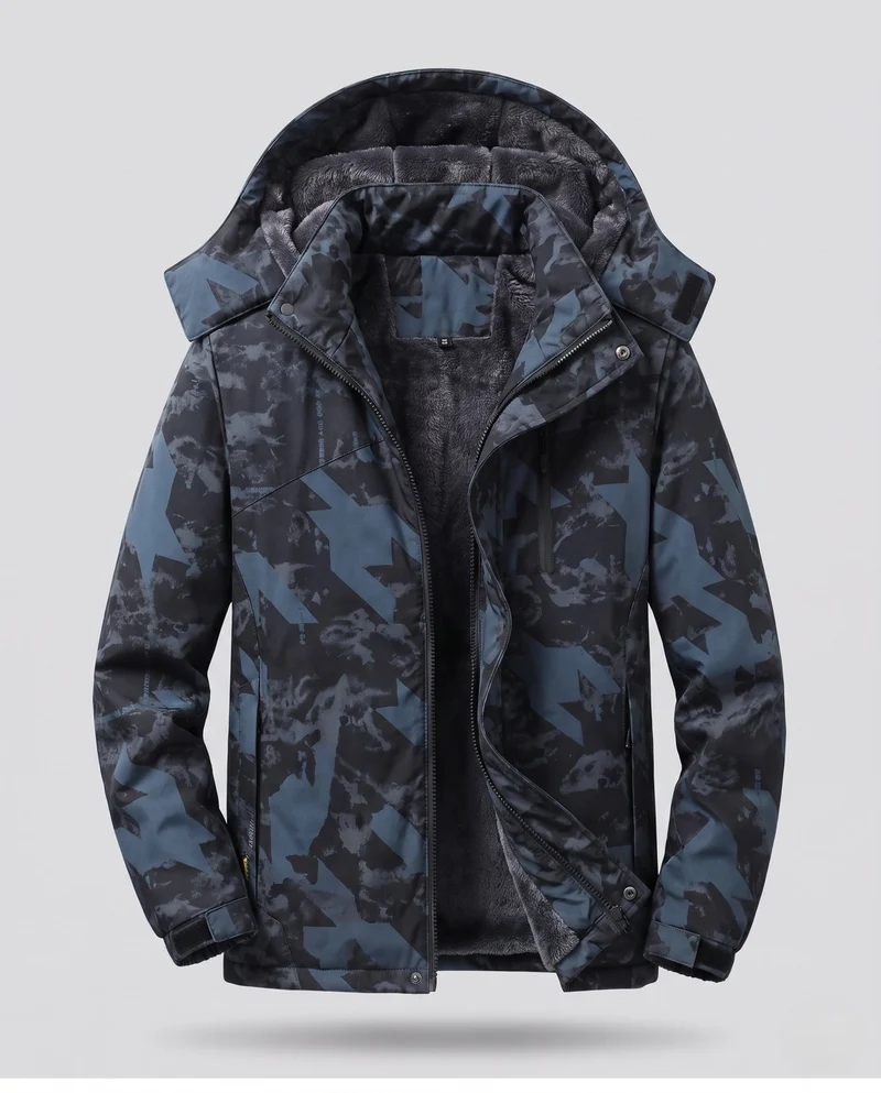 Damen Vielseitige Kapuzen-Parka mit wärmendem Fleece-Futter und wasserabweisender Oberfläche Nord Taschen