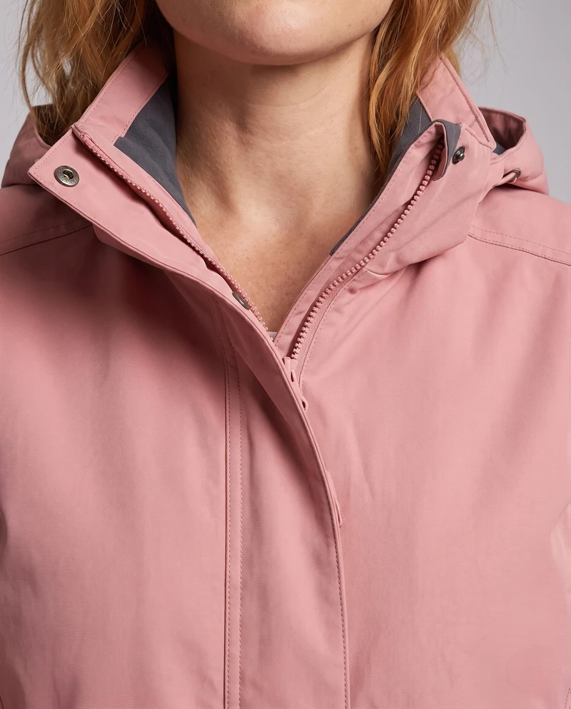 Damen Softshell-Parka mit herausnehmbarer Fleece-Innenjacke und verstellbarer Kapuze Nord Taschen