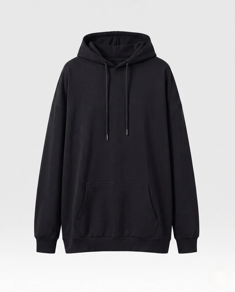 Damen Oversize Hoodie im Relaxed Fit mit Kängurutasche Nord Taschen