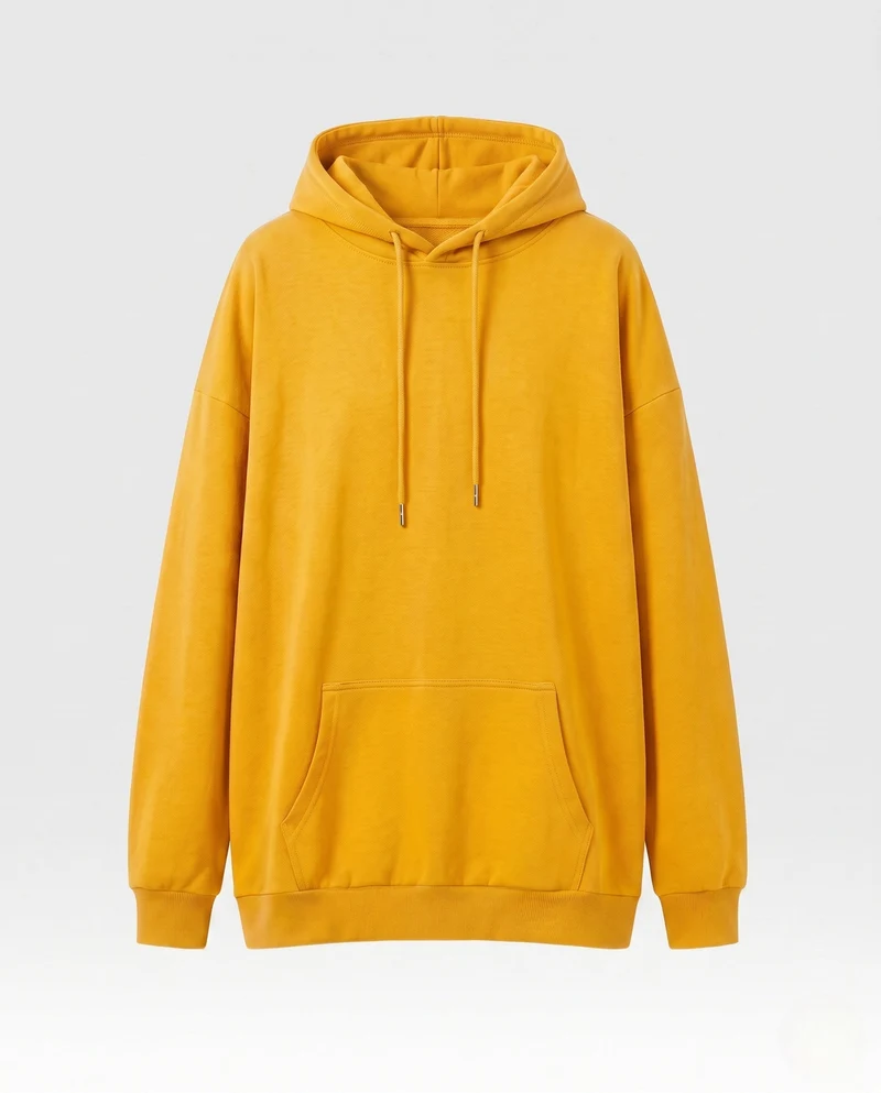 Damen Oversize Hoodie im Relaxed Fit mit Kängurutasche Nord Taschen