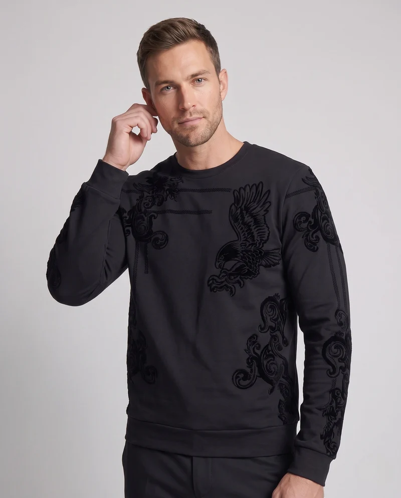 Herrenmode Sweatshirt Nord Taschen