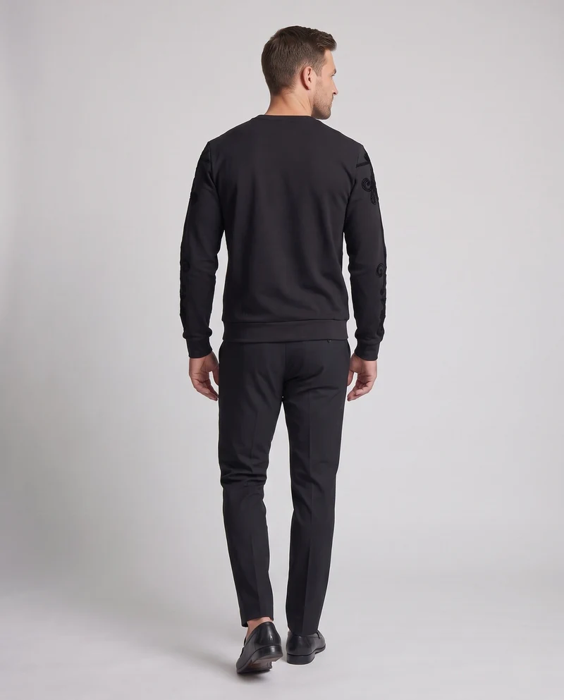Herrenmode Sweatshirt Nord Taschen