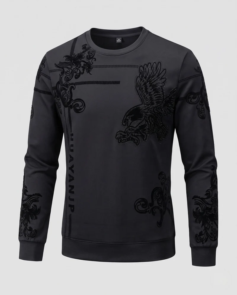 Herrenmode Sweatshirt Nord Taschen