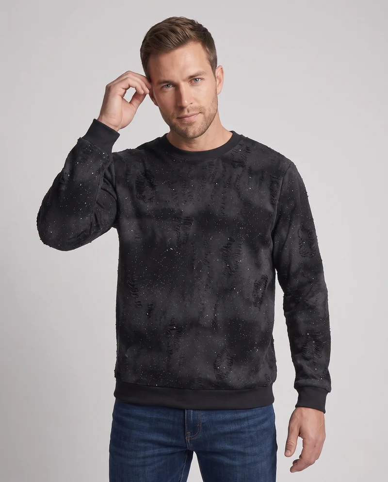 Herren Sportliches Sweatshirt Nord Taschen