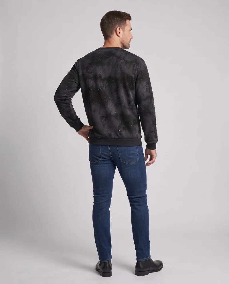 Herren Sportliches Sweatshirt Nord Taschen