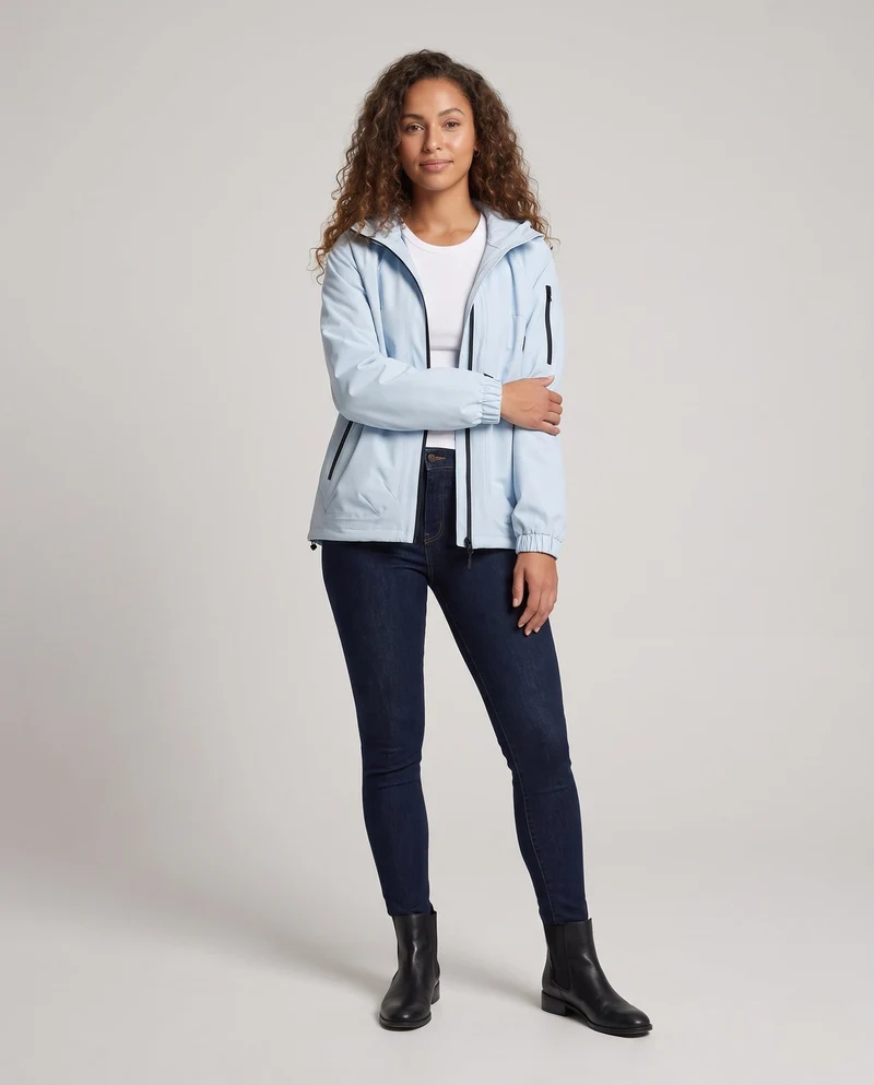 Damen Sportliche Outdoor-Jacke Nord Taschen