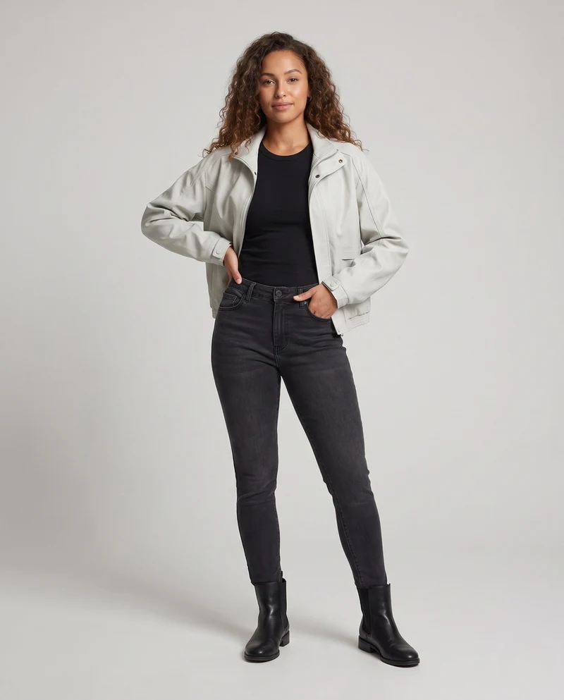 Damen Technische Übergangsjacke mit hohem Kragen Nord Taschen