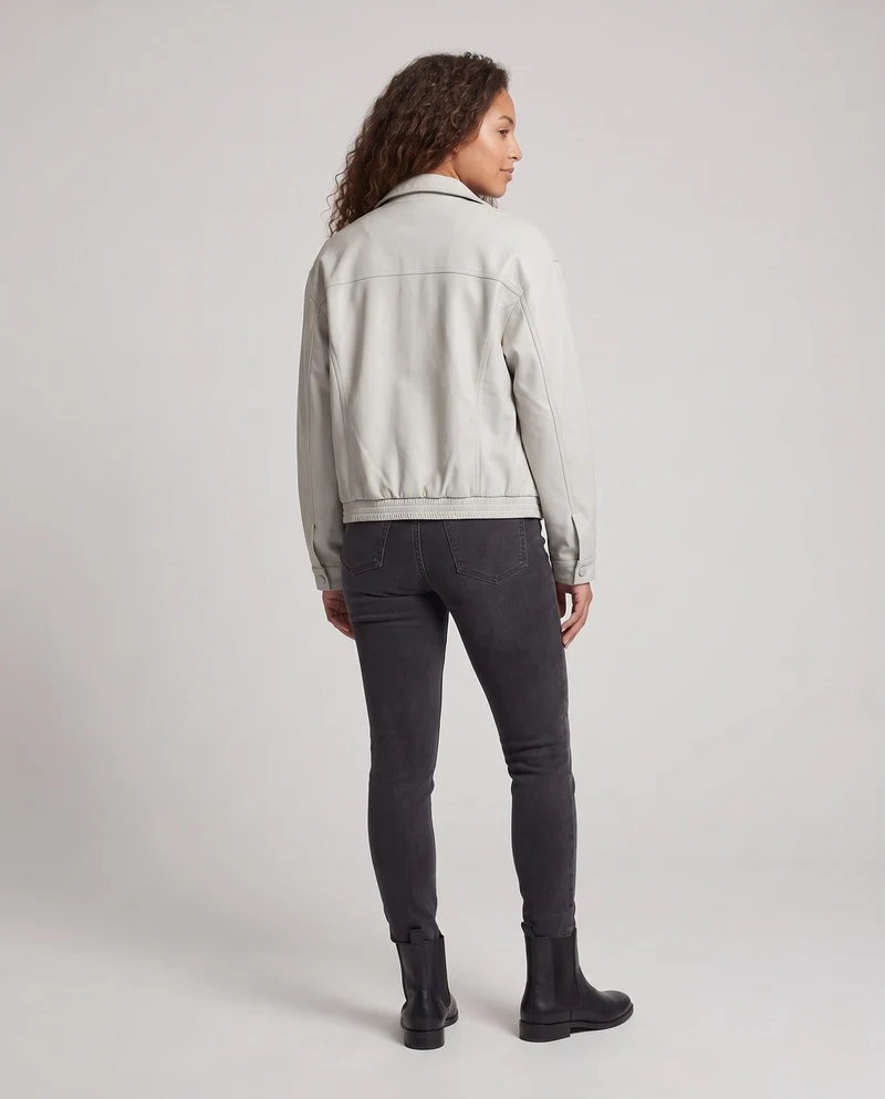 Damen Technische Übergangsjacke mit hohem Kragen Nord Taschen