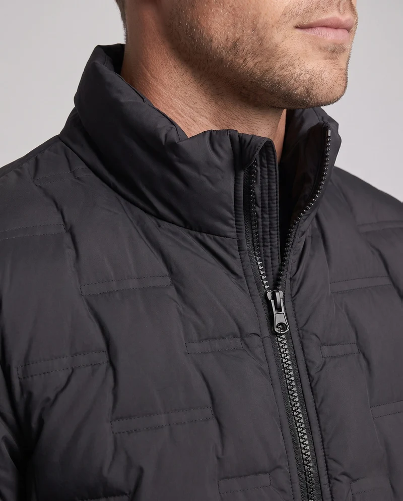 Herren Elegante und warme Steppjacke Nord Taschen