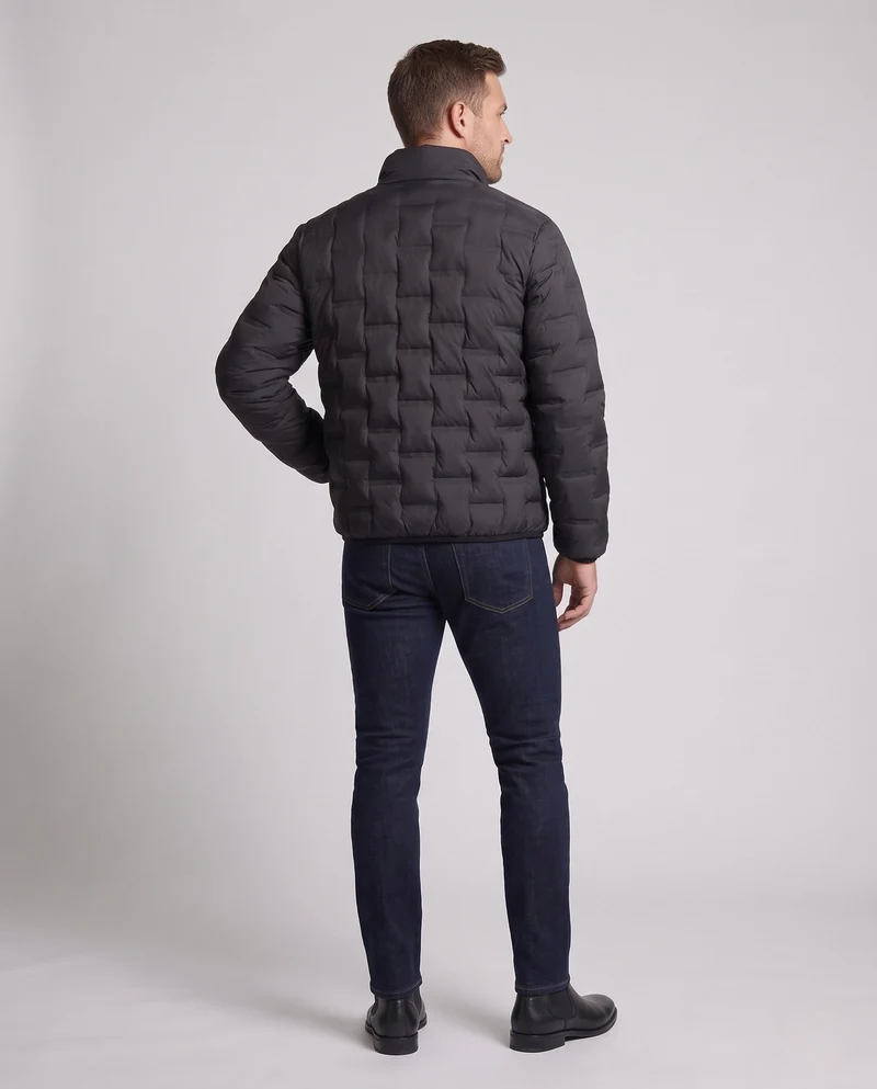 Herren Elegante und warme Steppjacke Nord Taschen
