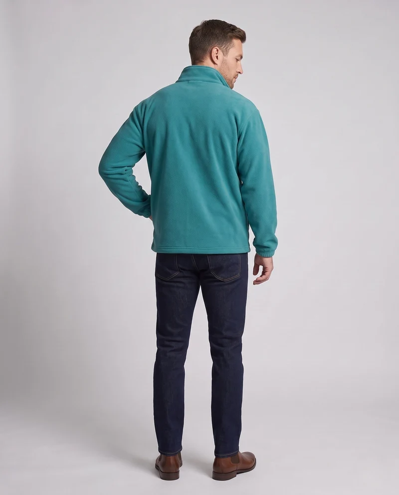 Herren Fleecjacke mit Stehkragen Nord Taschen