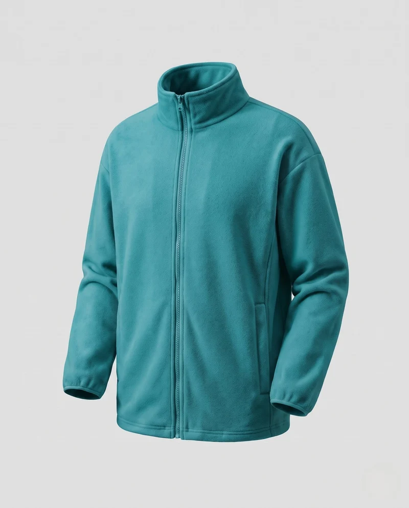 Herren Fleecjacke mit Stehkragen Nord Taschen
