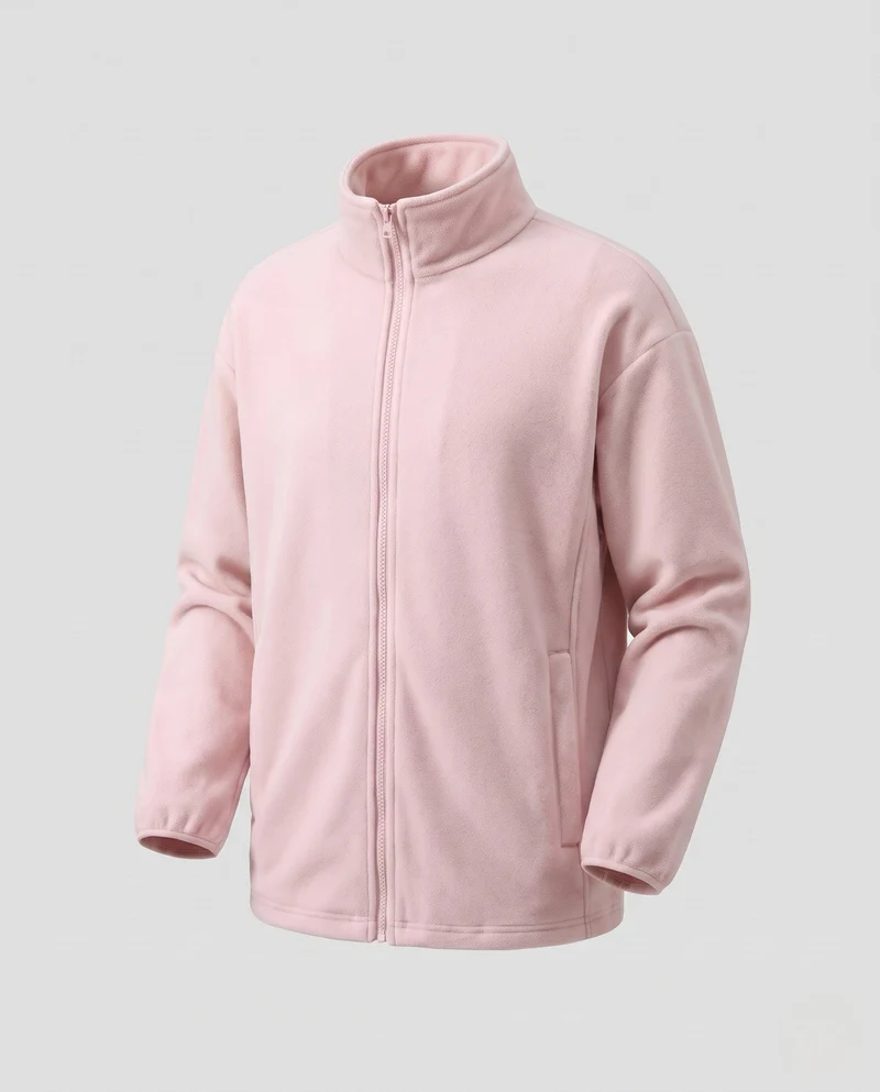 Herren Fleecjacke mit Stehkragen Nord Taschen