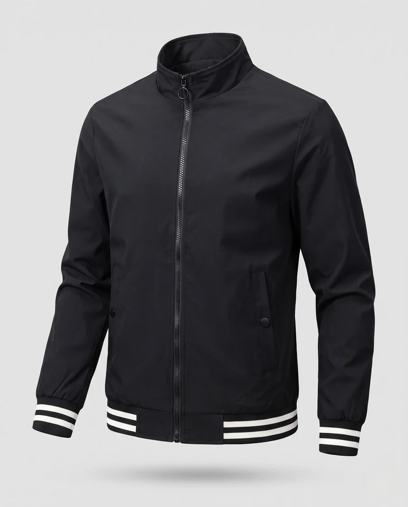 Herren Moderner Freizeit-Streetwear Blouson Nord Taschen