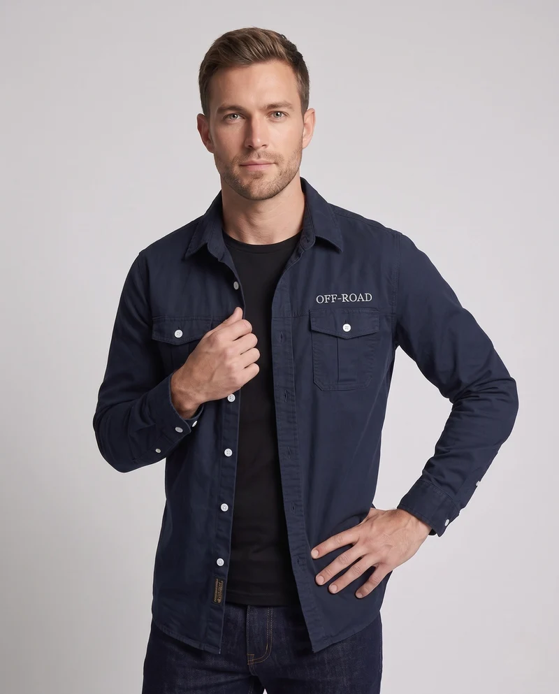 Herren Modische Arbeitsjacke Nord Taschen