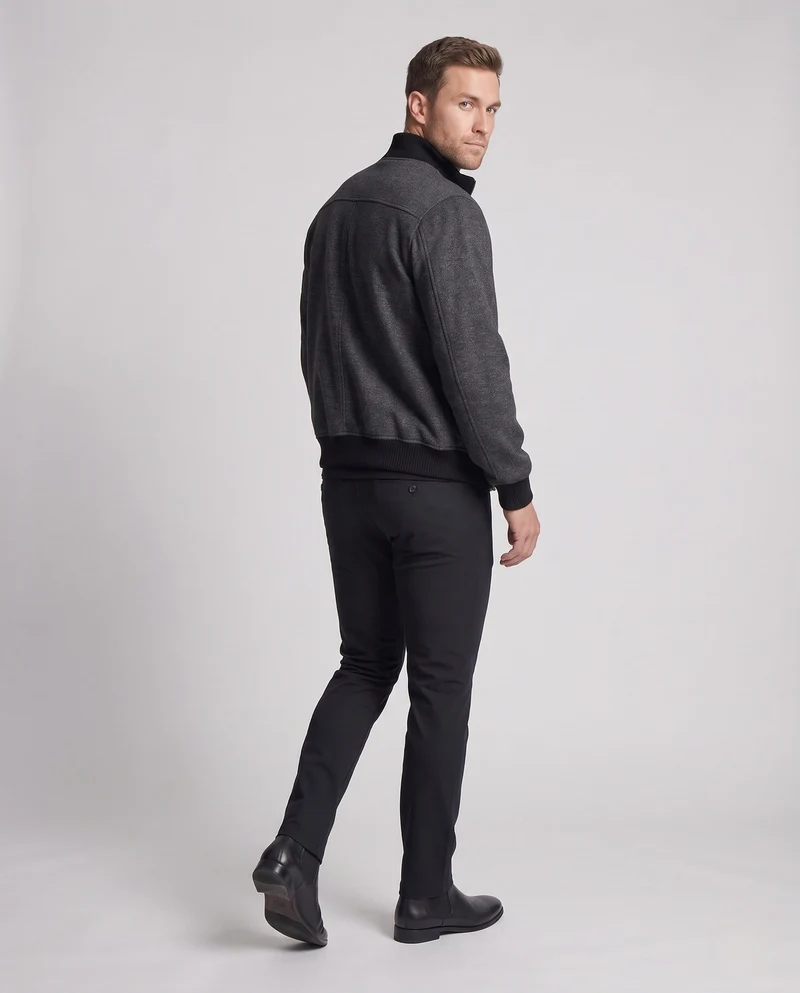 Herren Modische Bomberjacke im sportlichen Design Nord Taschen