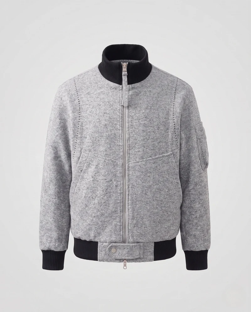 Herren Modische Bomberjacke im sportlichen Design Nord Taschen