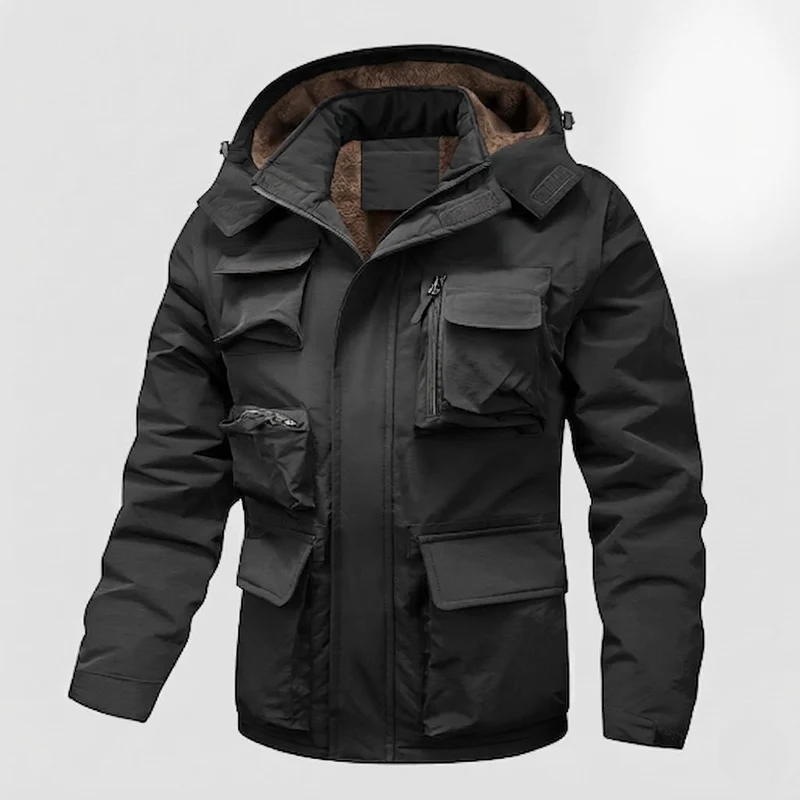 Herren multifunktionale Outdoor-Jacke Nord Taschen
