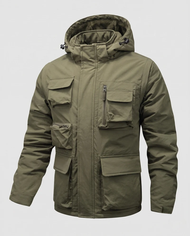 Herren multifunktionale Outdoor-Jacke Nord Taschen