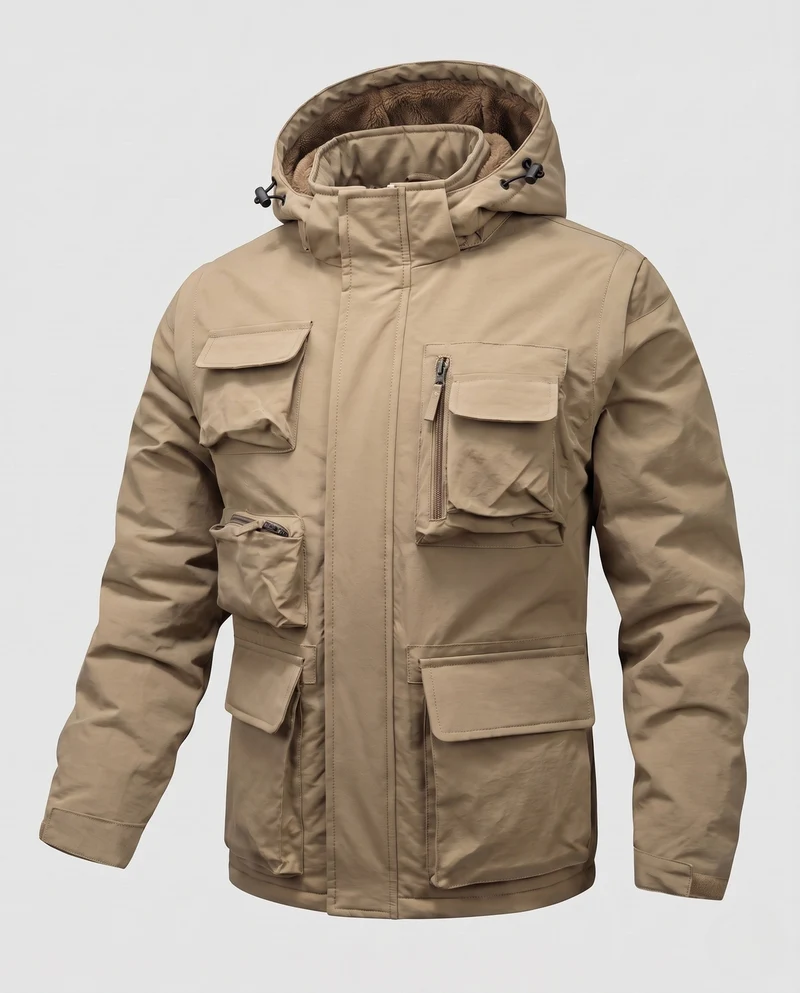 Herren multifunktionale Outdoor-Jacke Nord Taschen
