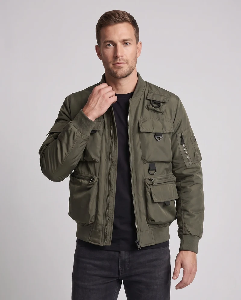 Herren Multifunktionale Tactical-Jacke Nord Taschen