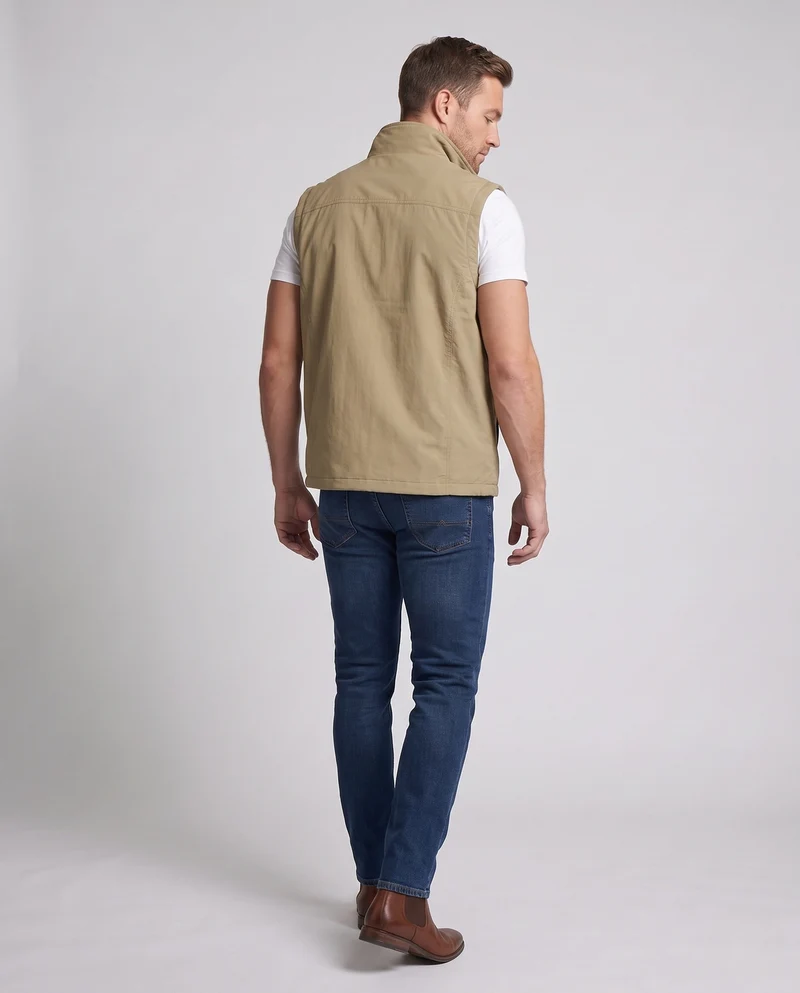 Herren Praktische und wandelbare Fleece-Weste Nord Taschen