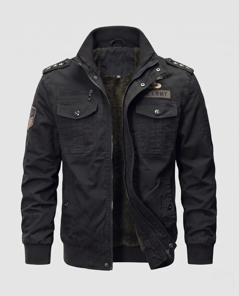 Herren Robuste Feldjacke mit mehreren Taschen Nord Taschen
