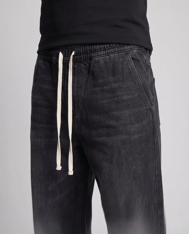 Herren Casual Weite-Bein Jeans Nord Taschen