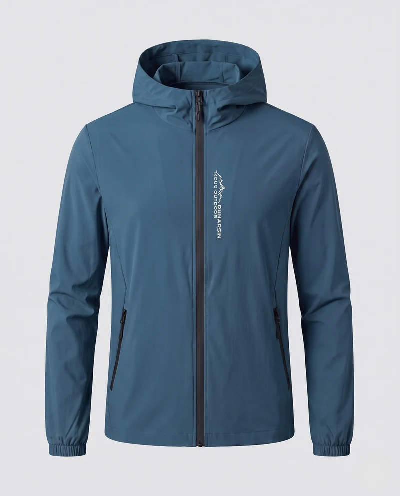 Herren Leichte Wasserabweisende Outdoor-Jacke Nord Taschen