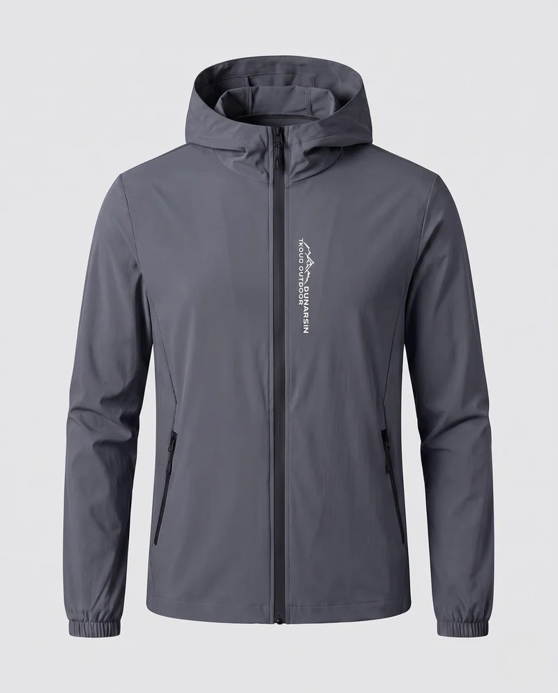 Herren Leichte Wasserabweisende Outdoor-Jacke Nord Taschen
