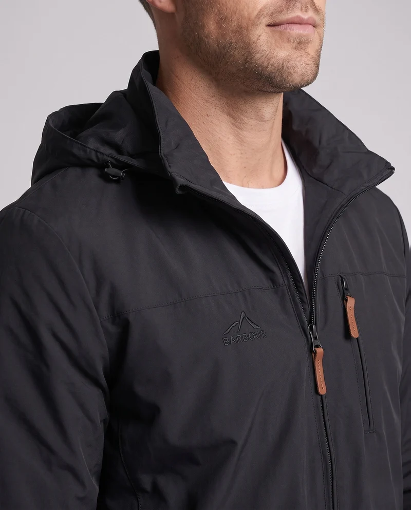 Herren Leichte Softshell Outdoor Jacke mit Kapuze und Reißverschlusstaschen Nord Taschen