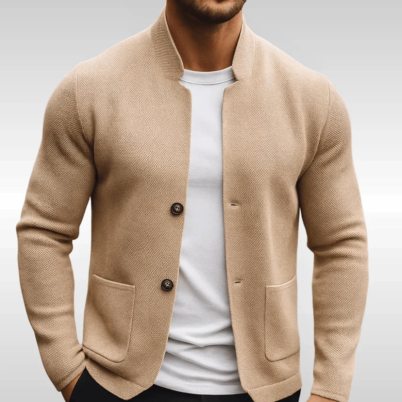 Strukturierte Strickjacke