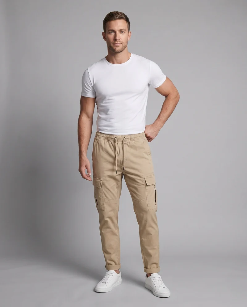 Männer Stylische Cargo-Hosen Nord Taschen