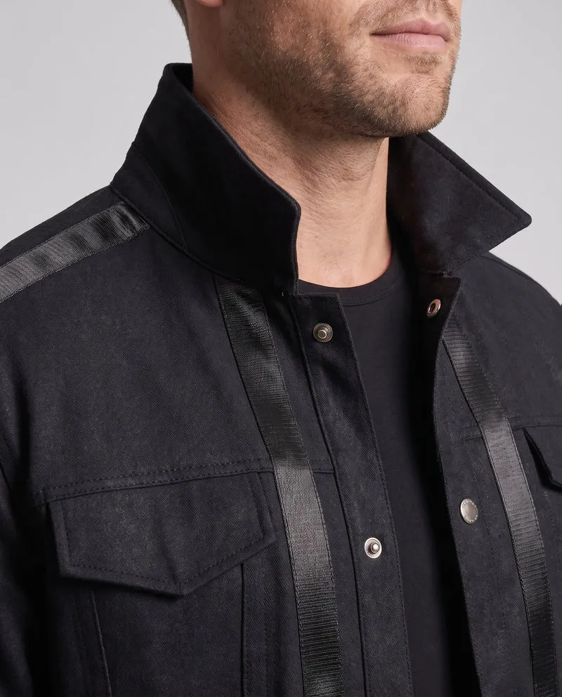 Herren Urban Oversized Denim Jacke Nord Taschen