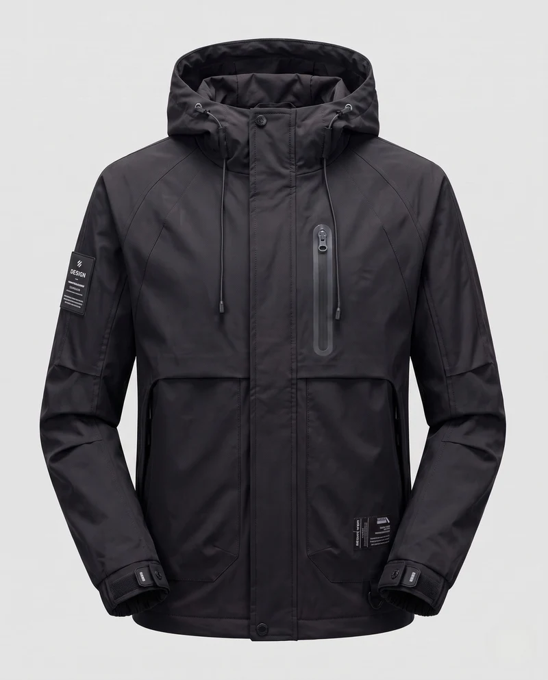 Herren Wasserabweisende Funktionsjacke Nord Taschen