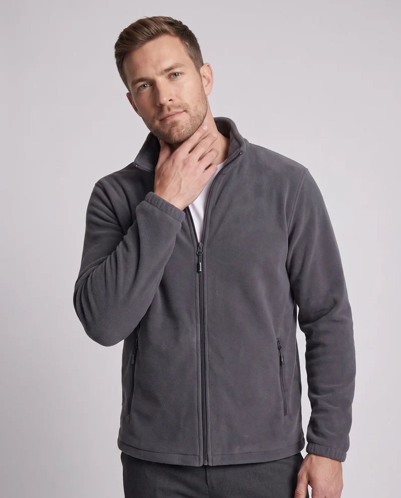 Herren Thermo-isolierende Fleecejacke Nord Taschen