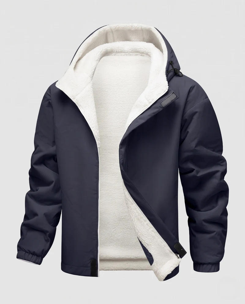 Damen warme Fleece gefütterte Windjacke Nord Taschen