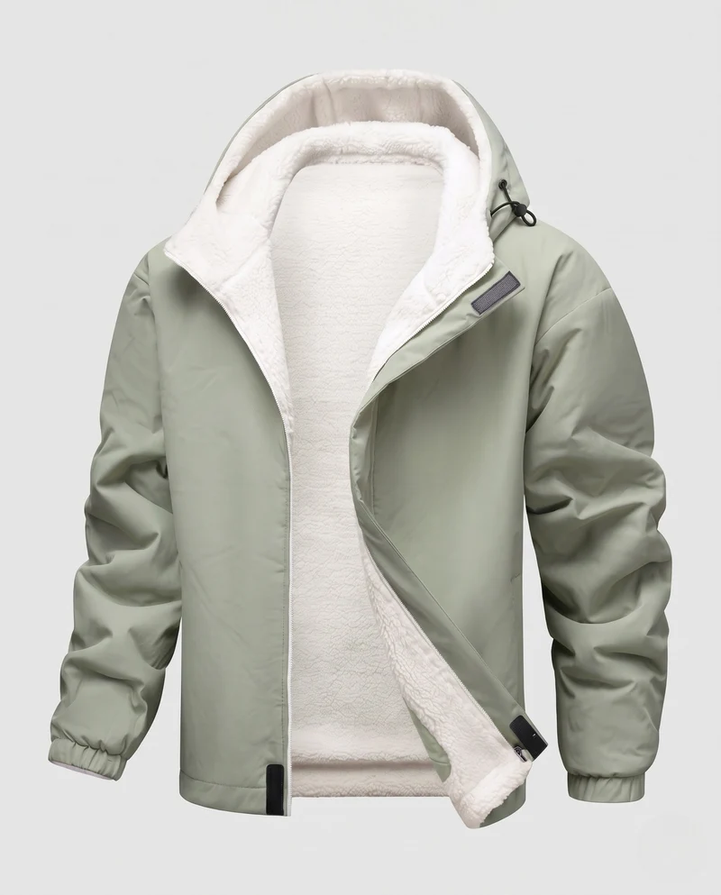 Damen warme Fleece gefütterte Windjacke Nord Taschen