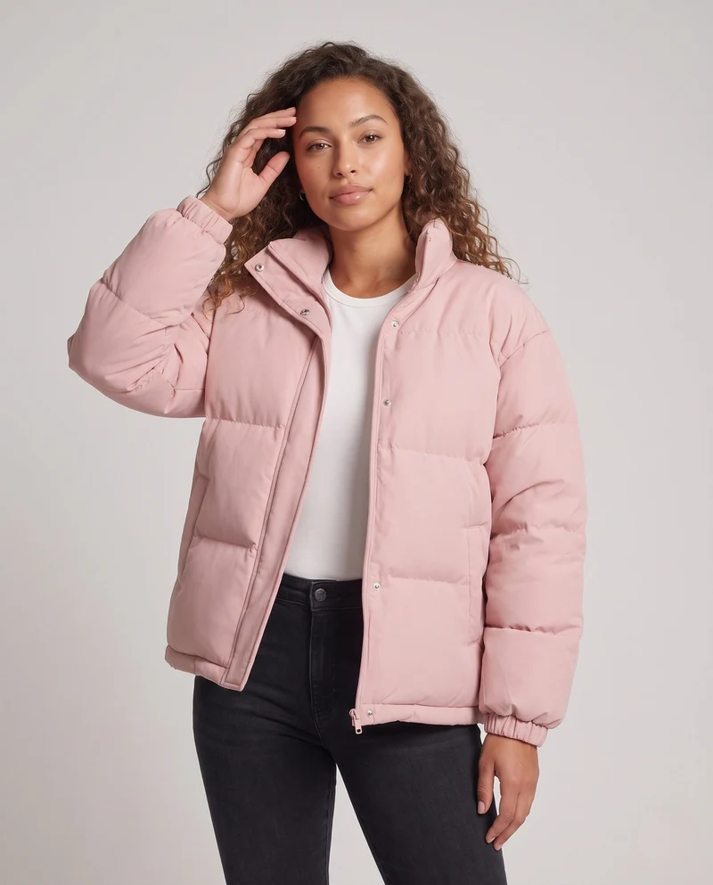 Damen Wärmeisolierte Steppjacke Nord Taschen