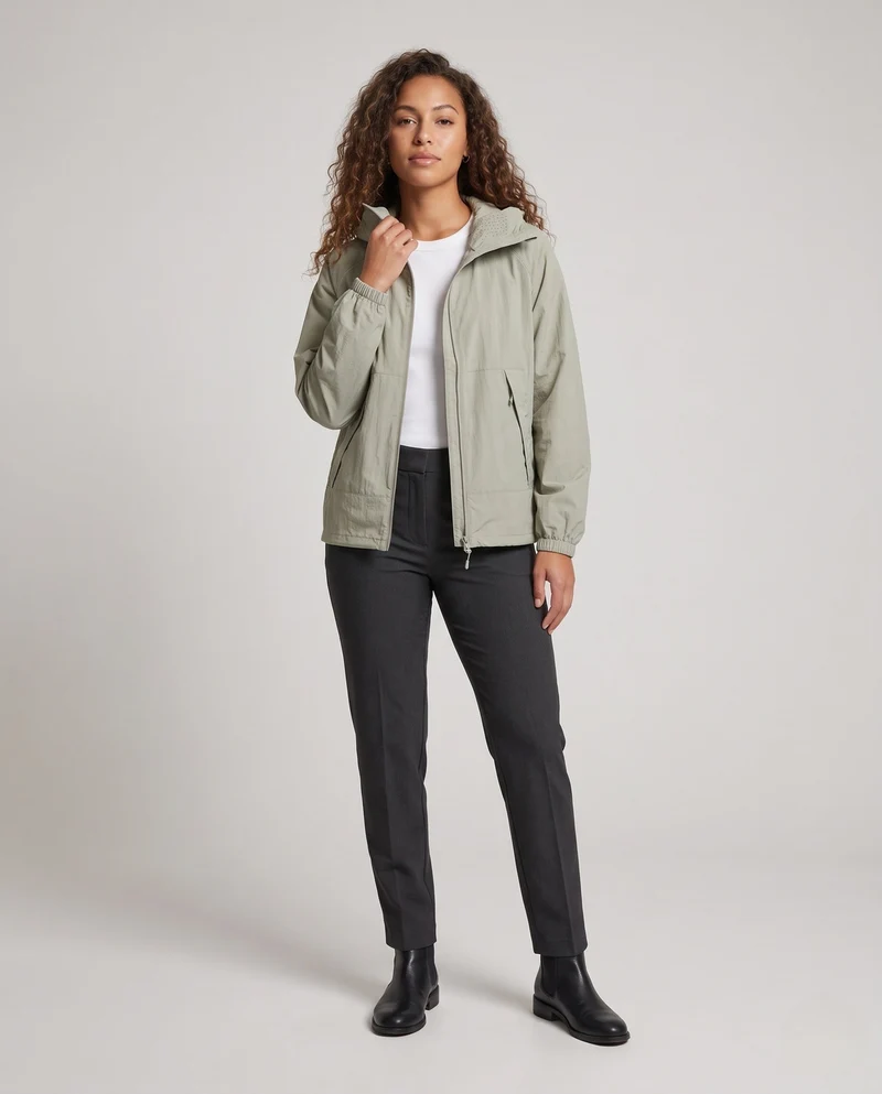 Damen Wasserabweisende Freizeitjacke Nord Taschen