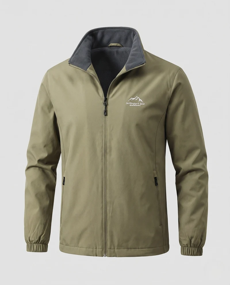 Herren Atmungsaktive Outdoor-Jacke Nord Taschen