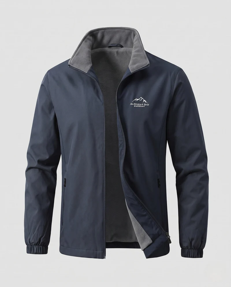 Herren Atmungsaktive Outdoor-Jacke Nord Taschen