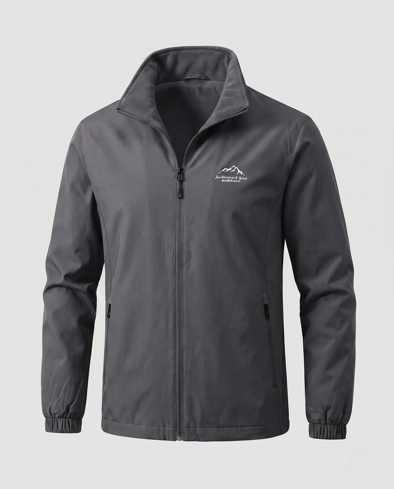 Herren Atmungsaktive Outdoor-Jacke Nord Taschen